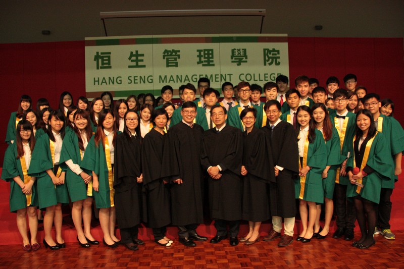 Group photos of Professor Jim with the Evergreen College residents and management team